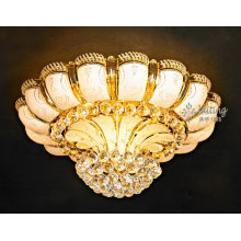 Traditional Suspended Flush Mounted K9 Crystal Ceiling Light Design